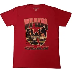 Wu-Tang Clan Brick Wall Red L Majica