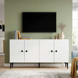 Hanah Home komoda Sherifa 180, 180 cm, bela