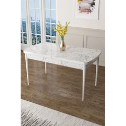 Hanah Home Trpezarijski sto Zen, 132x78x80 cm, Beli