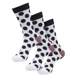 Basic Polka Dot 3-Pack socks white/black