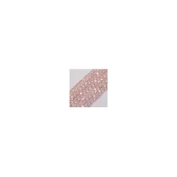 Staklena perla kocka 6 mm roze pakovanje 10 kom