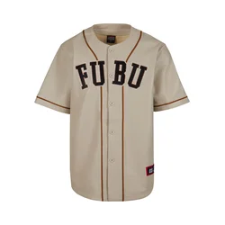 FUBU Majica  bež / rjava / črna / bela