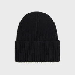 Cropp - Črna kapa beanie - črna