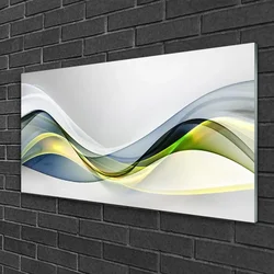 tulup.si Slika na steklu Abstrakcija graphics 120x60 cm 2 obešalnika
