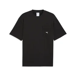 PUMA Select Essentials Pocket Tee Men, Puma, Black, S