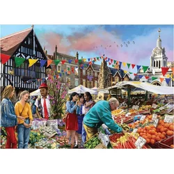 Falcon - Puzzle Tržnica Saffron Walden - 1 000 kosov