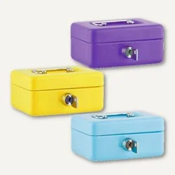 Mini kasa za novac 12,9x9,5x6,2cm, sort boja