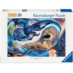 Ravensburger puzzle (slagalice) - 5000pcs Giant Dragon Festival for Day and Night Hour RA12000813