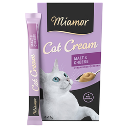MIAMOR Pasta za izbacivanje dlaka sa ukusom sira za mačke 6x15g