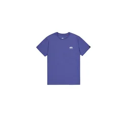 ALPHA INDUSTRIES Majica vijolično modra/bela