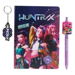 Kpop Huntr/X lila notes sa olovkom i priveskom ( 1047421 )