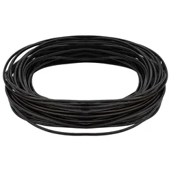 Vidaxl Usnjena vrvica Temno rjava O1 mm x 10 m Usnje