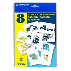Centropen Centropen AIR PENS G šablone 9996/K Motivi za dečke, set 8 kos