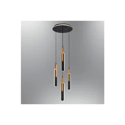 Opviq luster 1426-4A, LED 65 W, crni