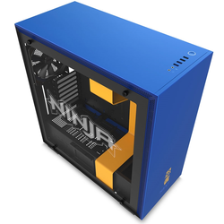 NZXT ohišje H700i Ninja midi-ATX (okno, RGB), (CA-H700W-NJ), modro-rumeno