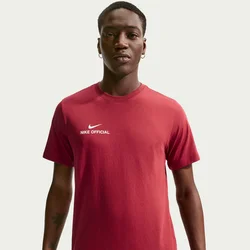Nike Sportswear Majica OFFICIAL rdeča/bela