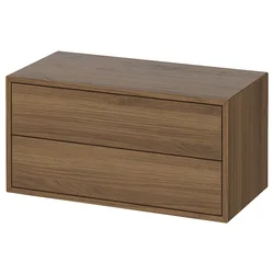 EKET Elem. s 2 fioke, smeđa im. orahovine, 70x35x35 cm