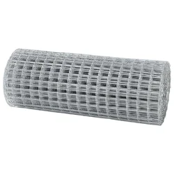vidaXL Evropska ograja 0,6x50 m Galvanizirano jeklo