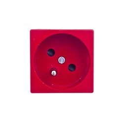 shumee Simon Connect K45 enojna vtičnica z/brez 16A IP20, hitri konektorji, rdeča K22/6