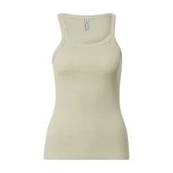 Wendy SUBLEVEL light green ribbed basic top