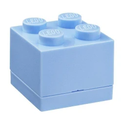 LEGO mini box 4 - bledo modra 46x46x43 mm