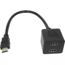 FAST ASIA Adapter HDMI - HDMI M/2F (spliter) crni OST01254