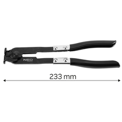slomart NEO TOOLS klešče za sponke, gumiran ročaj