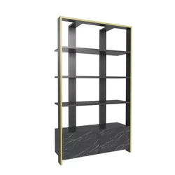 Conceptum Hypnose Polica 93,6x160x31,5cm Crno-Mermer