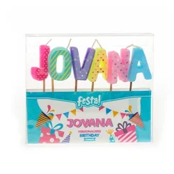 Festa natalis rođendanska svećica - odaberite ime jovana ( 724032 )