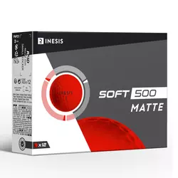 Rdeče žogice za golf SOFT 500