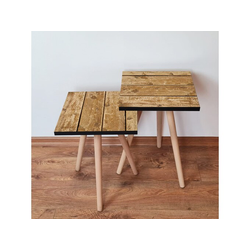 Hanah Home Sklapajući Stočić 2 Komada 2SHP348 - Camel
