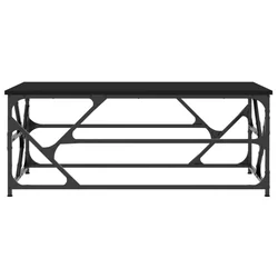Stolić za kavu crni 100 x 50 x 40 cm konstruirano drvo