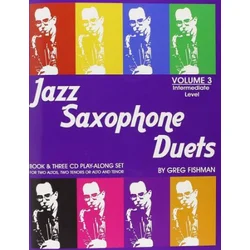 FISHMAN:JAZZ SAXOPHONE DUETS VOL.3+ 3CD
