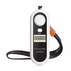 Alarmni uređaj za osobnu zaštitu Bodyguard s mjeračem koraka, zvučnim alarmom i LED osvjetljenjem