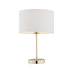 Argon 4301 - Stona lampa KARIN 1xE27/15W/230V bela/mesing