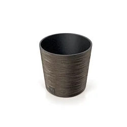 Prosperplast Saksija Furu round low eco r300w, Braon