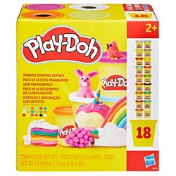 Northix Play-Doh Compound 18-Pack za ustvarjalno domišljijo in zabavo