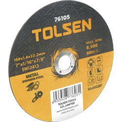 TOLSEN Rezalni disk za nerjaveče jeklo 230 x 2 x 22 mm