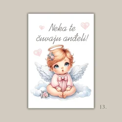 Magneti “Neka te čuvaju anđeli” – nježna uspomena za krštenje, rođenje i posebne trenutke