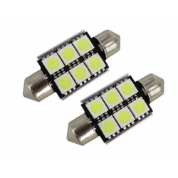 M-LINE žarulja LED 24V C5W 36mm 6xSMD 5050, bijela, par