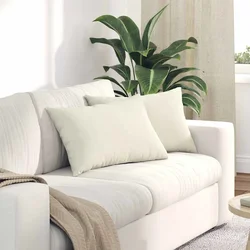 Jastučići za sofu 2 pcs Krema 60 x 40 cm Kordura tekstil