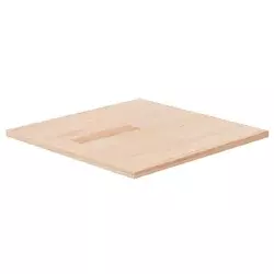 Četvrtasta stolna ploča 40x40x1,5 cm netretirana hrastovina