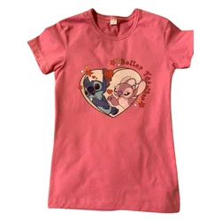 Divars Majica za devojčice Stitch, Roze