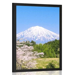 Plakat vulkan Fuji - 20x30 no frame