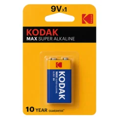 Kodak Max Super alkalna 9V baterija
