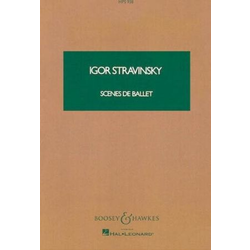 STRAVINSKY:SCENES DE BALLET STUDY SCORE