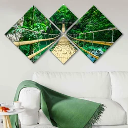 Wallity slika 4MDF458089186, 60x115 cm, 4 dijela