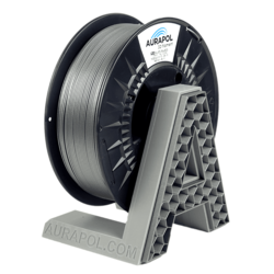 Aurapol PLA 3D filament srebrna (temno siva biserna)