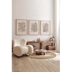 Wallity slika 3Dartsoho54, 3 dijela, 33 x 48 cm