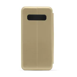 Maska za telefon ROYAL FLIP COVER za Samsung S10/G973, Bež